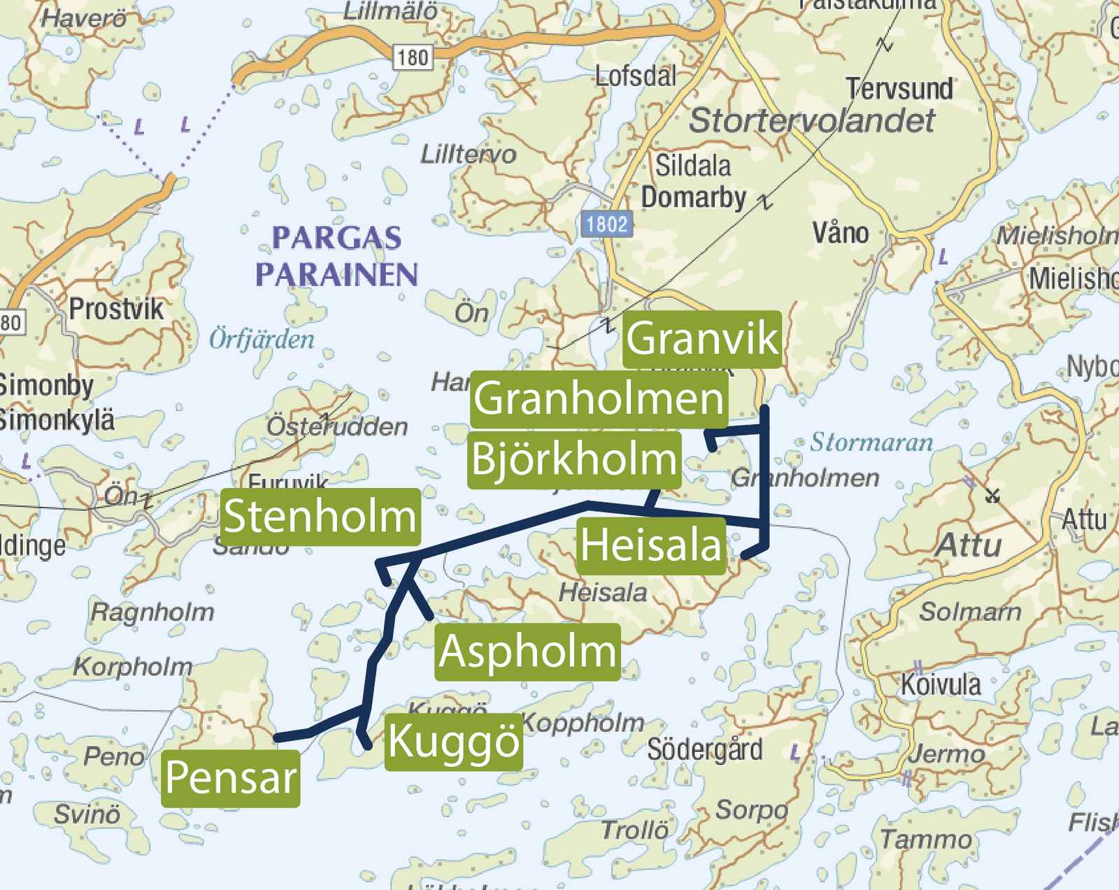 Paraisten reittialue - Viken